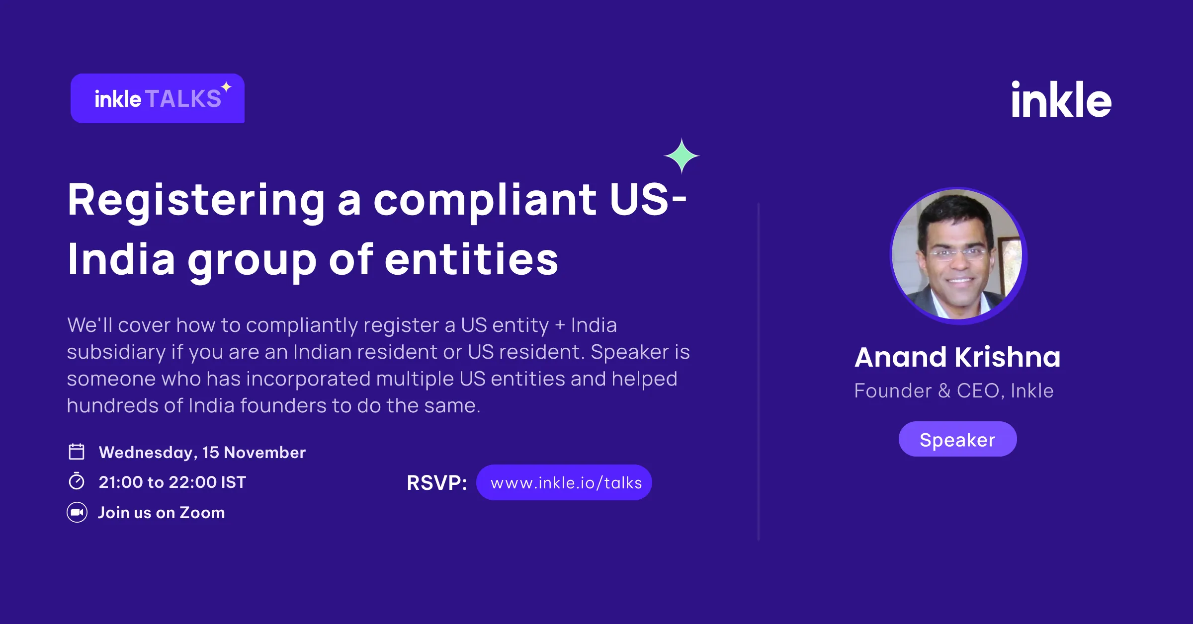 Registering a compliant US-India group of entities